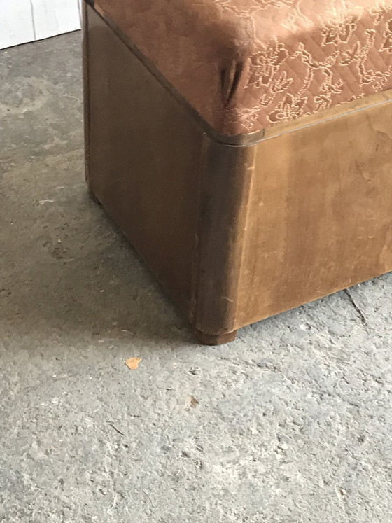 Art Deco Wooden Ottoman Stools, 1930s, Set of 2 – Footstools & poufs (photo 3 of 5)