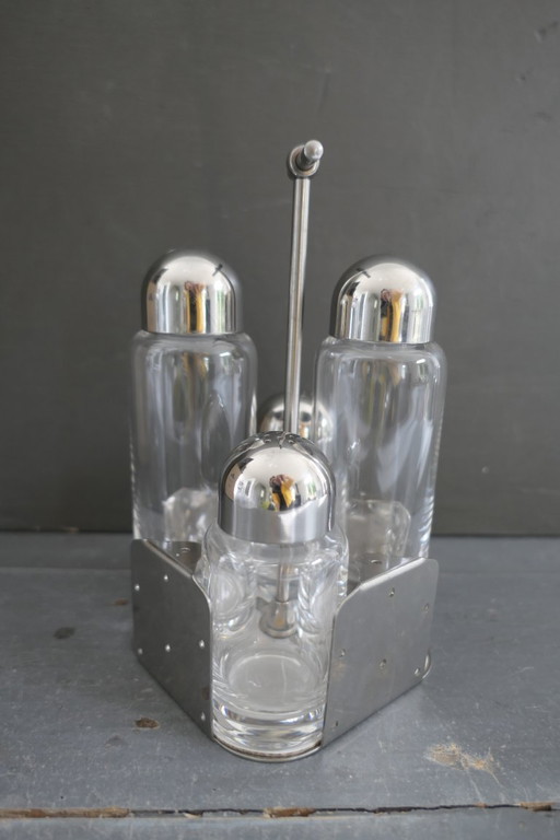 Spazio Mepra Corolla oil/vinegar set Giulio Iacchetti