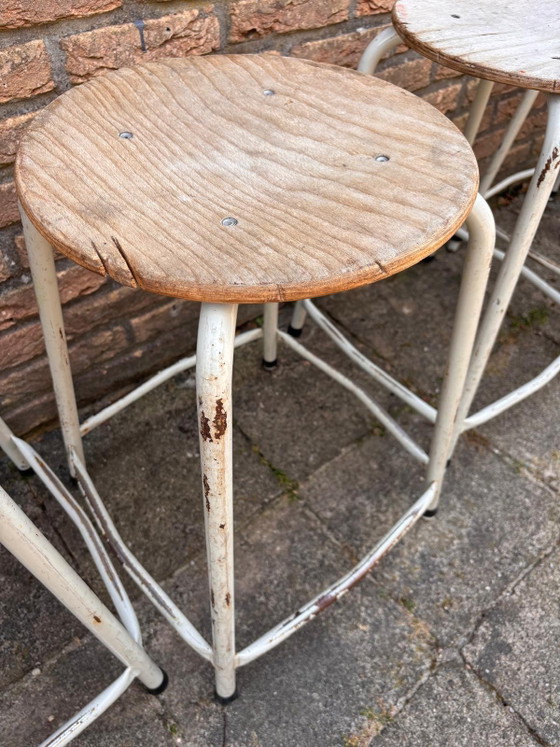Image 1 of 4 vintage stools