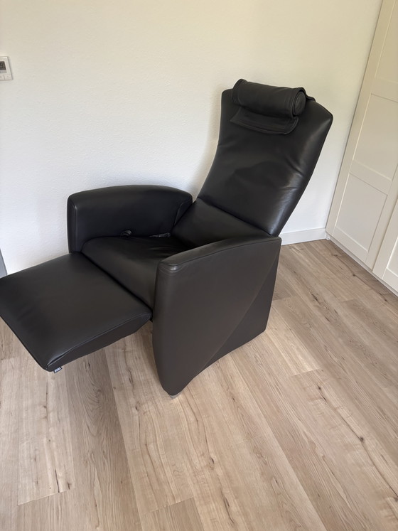 Image 1 of Jori Vinci Multi Move relaxfauteuil – lichtgrijs leer – uitstekende staat