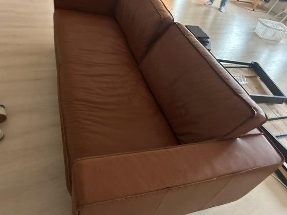 Image 1 of Lederland zwei wunderschöne braune Ledersofas