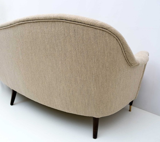 Image 1 of Gio Ponti Style Mid-Century Modern Italian Sofa for Isa Bergamo, 1950s