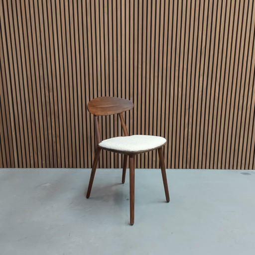 Artisan Wu Dining Chair In Boucle