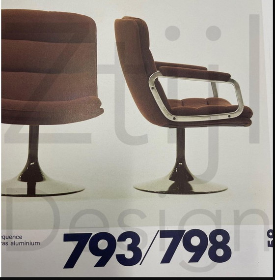 Image 1 of Chaise de bureau vintage Artifort F798