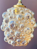 Amber Glass Bubble Lamp Helena Tynnel 1970s