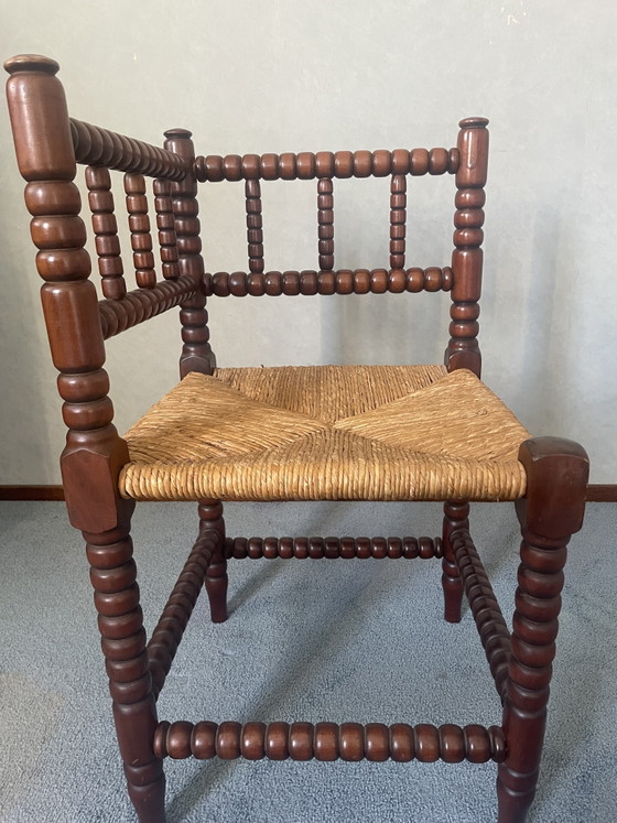 Image 1 of Bobbin corner chair