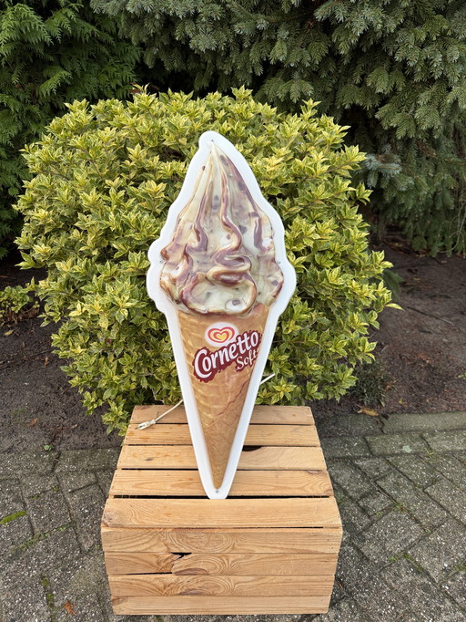 Cornetto Soft wall lamp ice cream light box