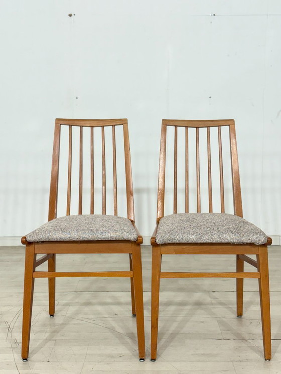 Image 1 of Chaises de salle à manger Hellerau / lot de 2 chaises vintage – années 1960
