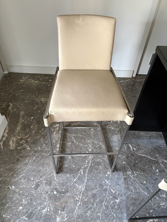 Tabourets de bar Bert Plantagoe – Bert Plantagie, Cuir, rvs (photo 3 of 5)