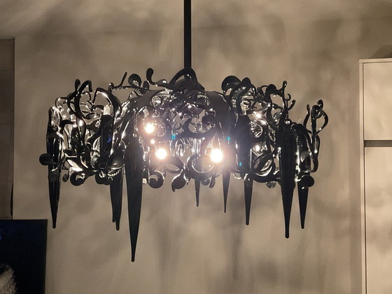 Brand en Van Egmond lampada Flower Power nera 80 cm – Brand van Egmond, Lampadari, Glass, Metal (photo 4 of 5)