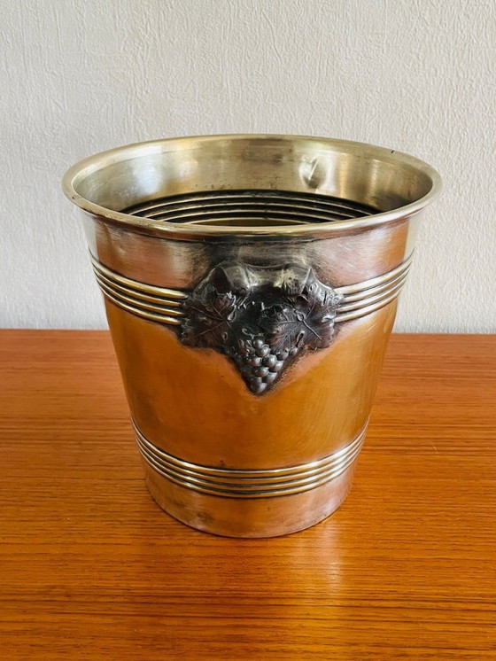 Image 1 of Art Deco Silver Plated Champagne Bucket by Argit, 1920s