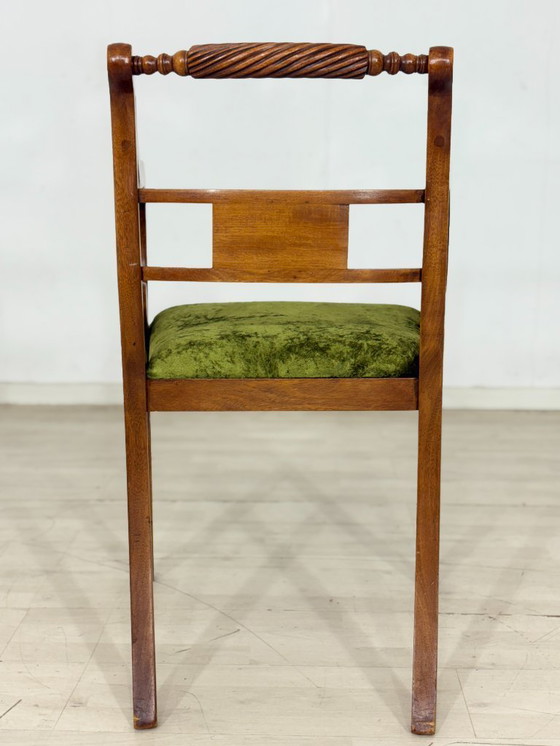 Image 1 of Sedia da scrivania inglese, poltrona, vintage Regency