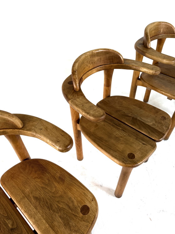 Image 1 of 8x vintage eetkamerstoel model ‘Opus’ Berghammer ‘80