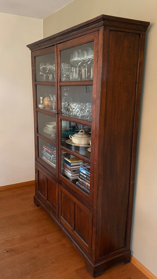 Teak china cabinet