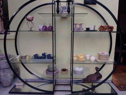 Vintage room divider rond wandrek