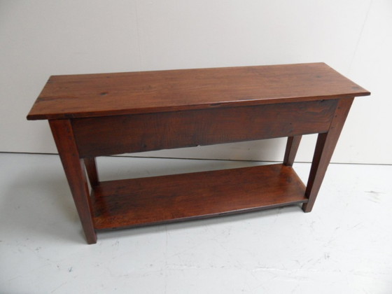 Tavolino antico con 2 cassetti – Tavolini, Wood (photo 9 of 12)