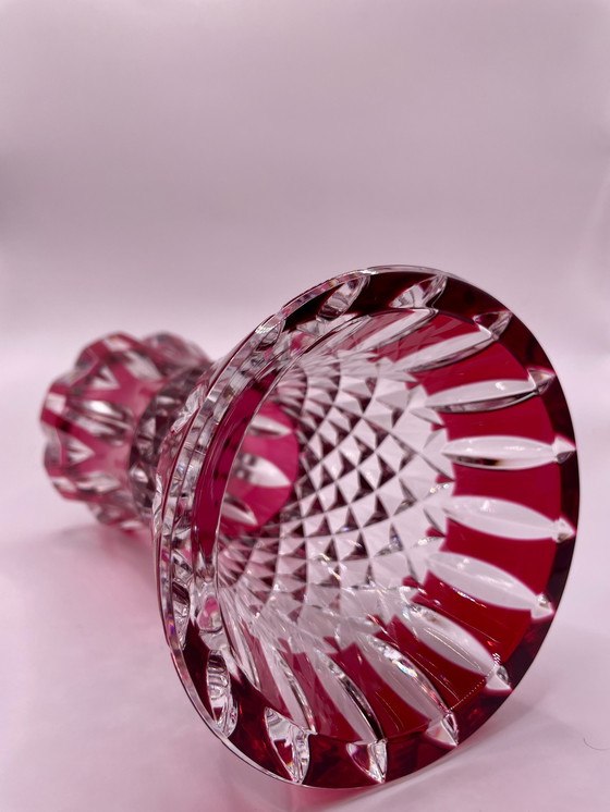 Image 1 of Jarrón de cristal de Val Saint Lambert