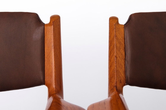 Image 1 of Pair of Arne Vodder Model 418 Armchairs, 1960s Danish Mid Century Teak Chairs for Sibast