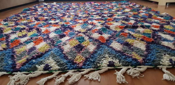 Image 1 of Handgeknoopt Berber kleed wol 234x163cm
