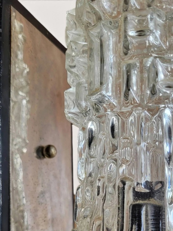 1970er Wandleuchte – Wandleuchten, Metal, Glass, Vintage (photo 6 of 7)