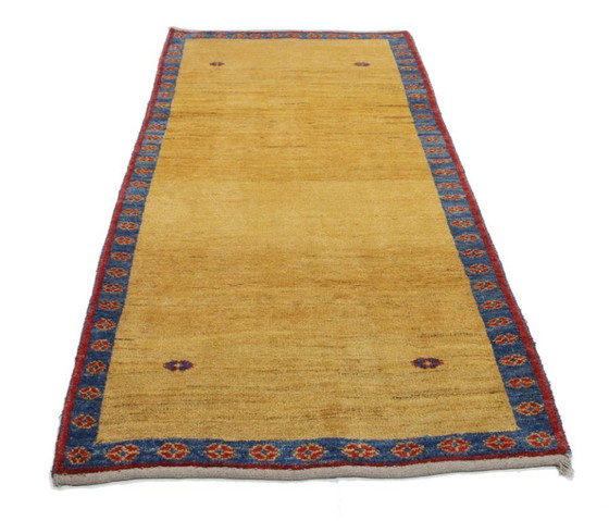 Image 1 of Original Persian carpet Gabbeh Ghashghai oriental carpet 200 cm x 106 cm old natural