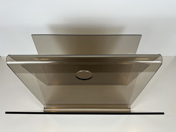 Image 1 of Vintage newspaper/magazine holder - plexiglass