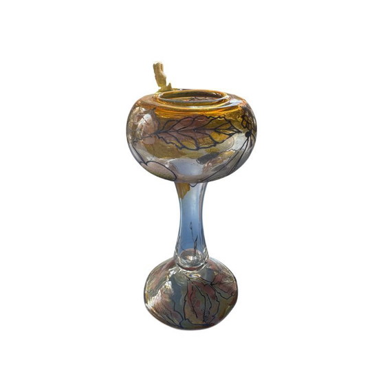 Image 1 of Signed art glass vase - Vera Walther, ca. 1980