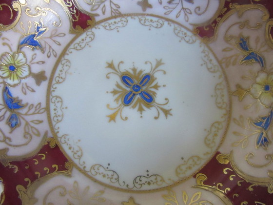 Decoratieve schaal, rood en goud, Schalen, Keramiek, Klassiek (foto 6 van 12)