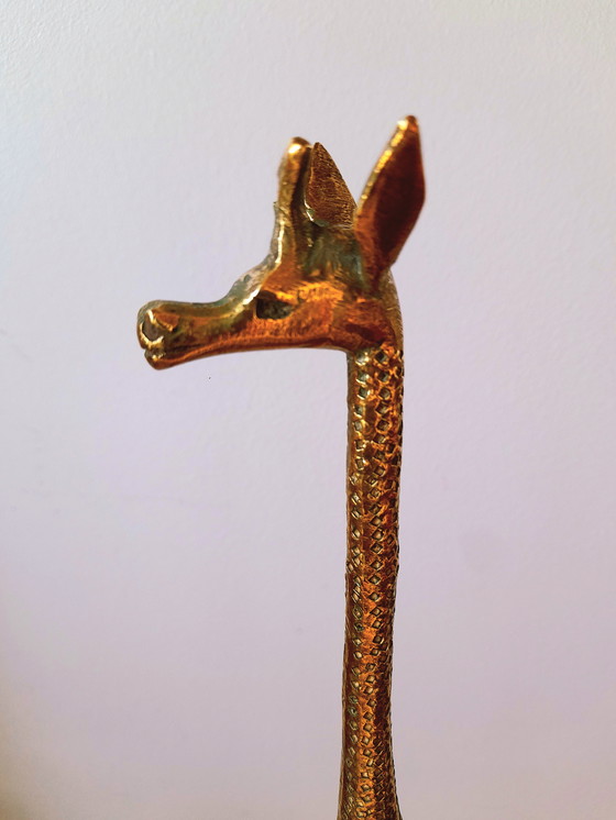 Image 1 of Jirafa de latón 1970