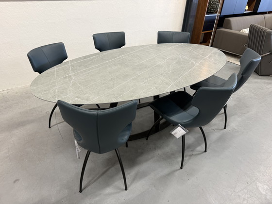 Image 1 of Harvink Fier Dining Table Ceramic Stone 225xD115
