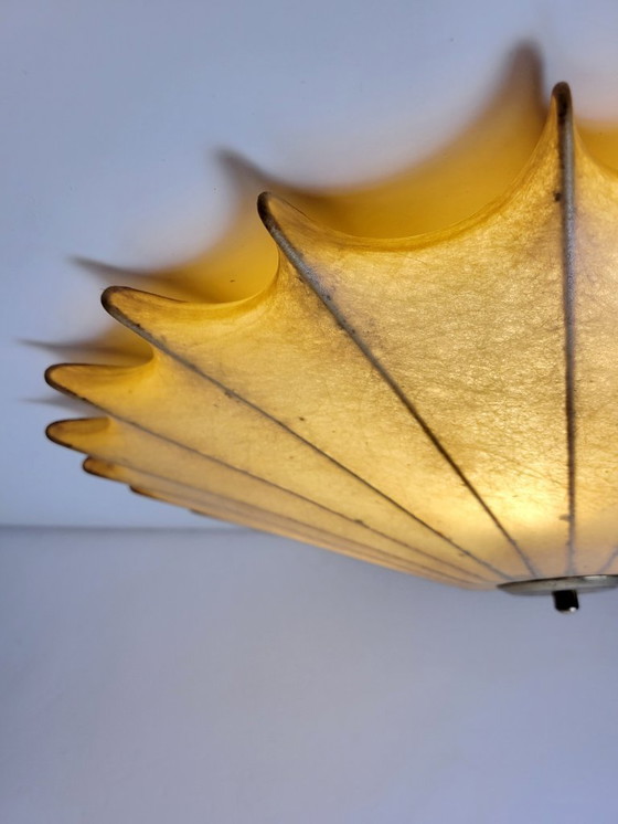 Image 1 of Vintage Cocoon ceiling lamp by Friedel Wauer for Goldkant Leuchten