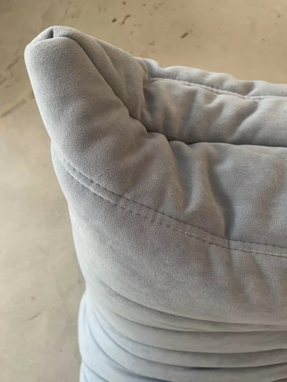 Image 1 of Togo-blauer Sessel von Michel Ducaroy für Ligne Roset