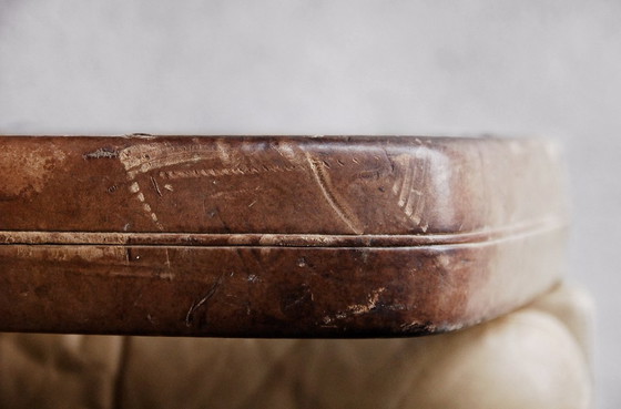 Image 1 of Vintage Mid-Century German Modern Leather Swivel Chairs by Carl Straub, 1950s, Set of 2