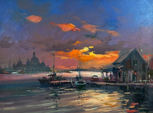 Evening Boat Dock