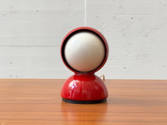 Image 1 of Eclisse red table lamp by Vico Magistretti for Artemide, Italy, 1960s