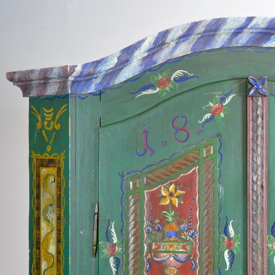 Image 1 of Armoire de mariée allemande, vers 1852