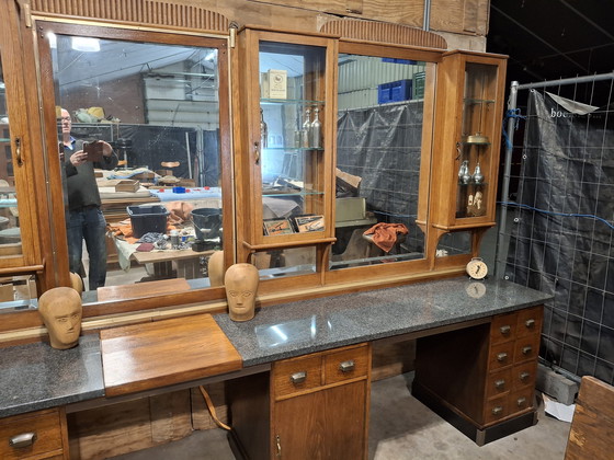 Image 1 of Muebles de peluquería Barbero Barbería Antiguo