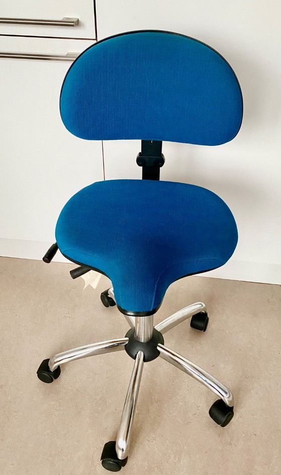 Image 1 of Sedia ergonomica da ufficio/sgabello a sella RH Support 4501