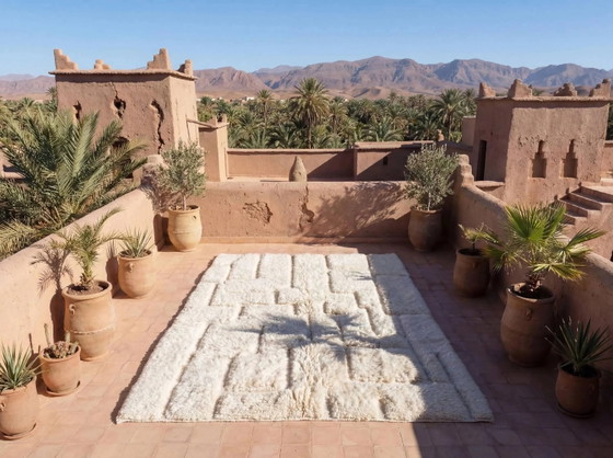 Tappeto marocchino in lana tessuto a mano, 250x150 cm, stile tradizionale. – Tappeti, Wool (photo 8 of 10)