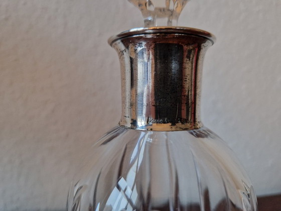 Carafe, Perry Küster, en cristal, col en argent 800 – Verres et carafes, Glass (photo 3 of 8)