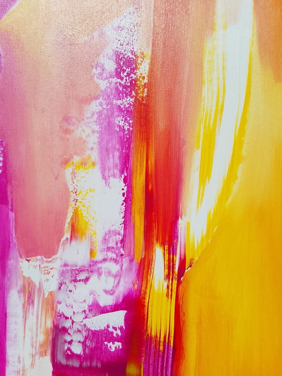 Image 1 of Acrylverfschilderij #Phalenopsis XL 150x100cm