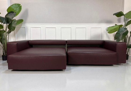 Image 1 of B&B Italia Andy Sofa Leder Rot Leder Luik Ausstellungsstück
