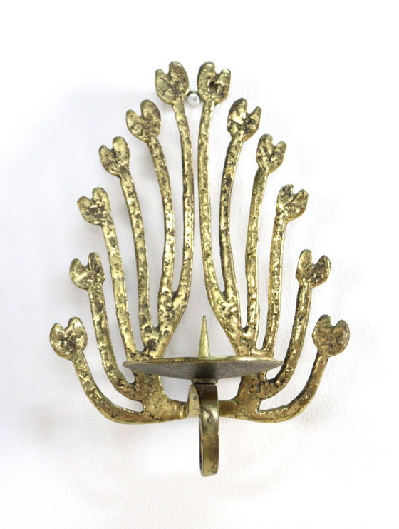 Image 1 of Brass vintage wall sconce