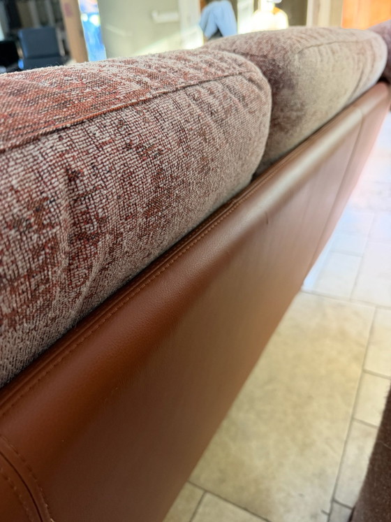 Beautiful Leolux Sofa, Leather, Metal, Brown (photo 5 of 5)