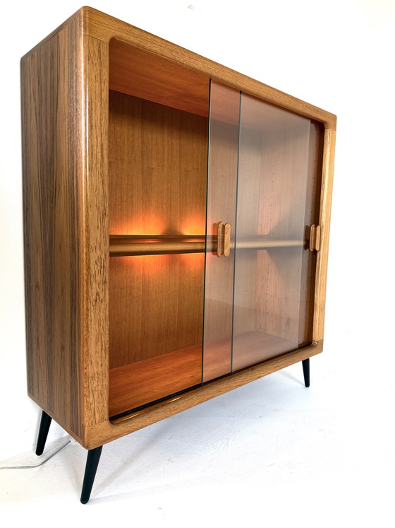 Image 1 of Vintage teak display cabinet, Dyrlund '80