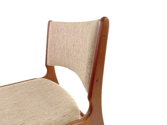 Image 1 of vintage set of four dining room chairs model 89 by Erik Buch for Anderstrup Möbelfabrik