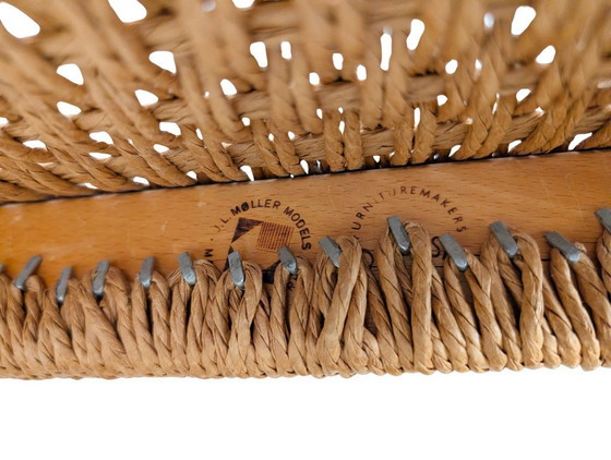 Image 1 of Ensemble de 4 chaises JL Mollers modèle 75 Niels Otto Møller en teck vintage