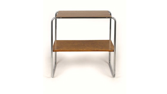Image 1 of Mesa auxiliar B12 restaurada de Marcel Breuer, década de 1940
