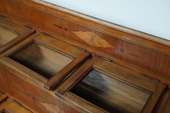 Image 1 of Antiguo mueble de mercería holandés de gran tamaño, fabricado en madera de haya, década de 1920/1930