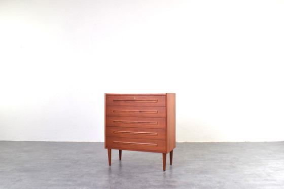 Image 1 of Mid-Century Danish Teak Chest of Drawers, 1960s